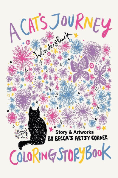 A Cat's Journey: Coloring Storybook