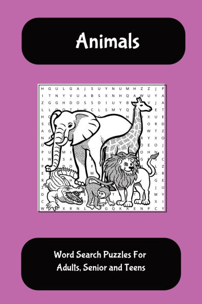 Animal Hidden Word Search