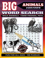 Title: BIG WORD SEARCH ANIMAL EDITION: Fun for All Ages, Large Print Puzzle Book:, Author: Driven Everyday Living