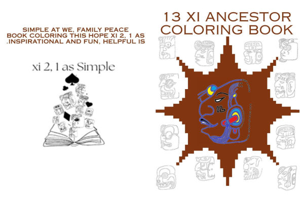 13 Xi Ancestor Coloring Book