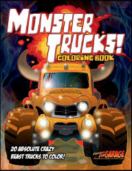 Title: MONSTER TRUCKS Coloring Book, Author: Fireball Tim Lawrence