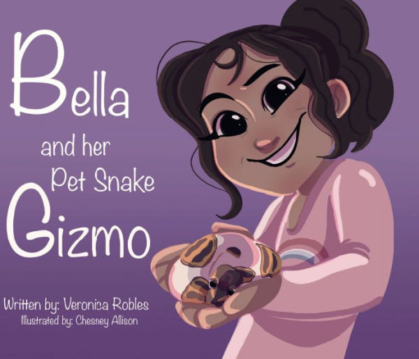 Bella and her Pet Snake Gizmo