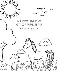 Title: Ren's Farm Adventures: Coloring Book, Author: Dehlia Hooper
