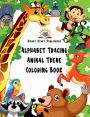 Alphabet Tracing Animal Theme Coloring Book