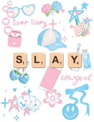 Title: Blue and Pink Slay Preppy Notebook I Composition Notebook For Girls & Teens I Wide Ruled I 8.5x11 I 100 Page I Lined, Author: Doodles And Saffron