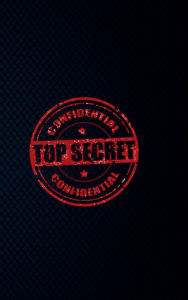 Title: TOP SECRET CONFIDENTIAL - Password Keeper Book with Alphabetical Tabs Simple Modern Black: HARDCOVER Medium Size Internet Logbook for Seniors - Remember Website Address Account Details - Secure Digital Notebook, Author: Luxe Stationery