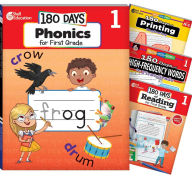 Title: 180 DaysT Phonics, High-Frequency Words, Reading 2nd Edition, and Printing: Grade 1: 4-Book Set, Author: Multiple Authors