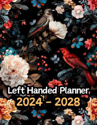 Title: Birds and Flowers Left Handed Planner v1: 5 Year Monthly Large 60 Month Calendar Gift For People Who Love Nature, Wildlife Lovers 8.5 x 11 Inches, Author: Designs By Sofia