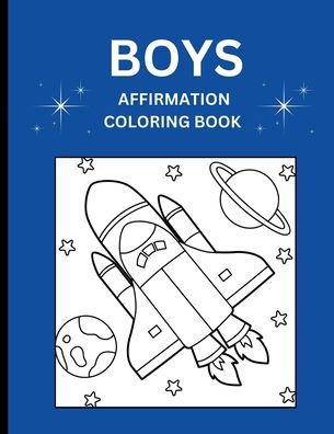 Boys Vehicle Affirmation Coloring Book