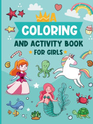 Title: Girls coloring and activity book, Author: Ciara Dunmore