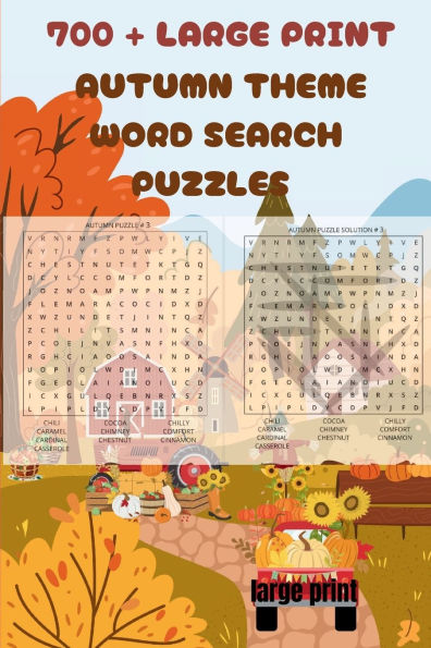 700 + AUTUMN THEME WORD SEARCH PUZZLES