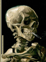 Title: Van Gogh Artwork Skull of a Skeleton with Burning Cigarette Internet Password Website Manager Keeper Book For Passwords: Hardcover 8.5x11 Internet Login Keeper Webpage Logbook Manager List Book For Seniors Usernames Data User Organizer, Author: Password Registry