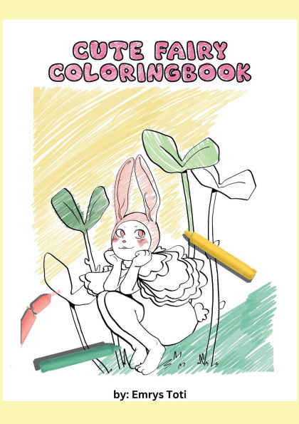 Cute Fairy Coloring Book: 30 pages of whimsical fairys: