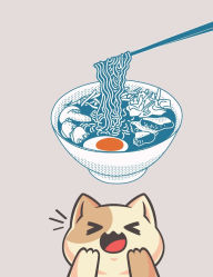 Title: Ramen and Cats Notebook, Author: American Classic