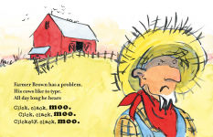 Alternative view 3 of Click, Clack, Moo (25th Anniversary Edition): Cows That Type (Caldecott Honor Book)