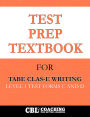Test Prep Textbook for TABE CLAS-E Writing Level 1 Test -Forms C and D