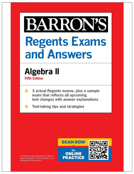 Regents Exams and Answers: Algebra II, Fifth Edition (Barron's New York Regents)