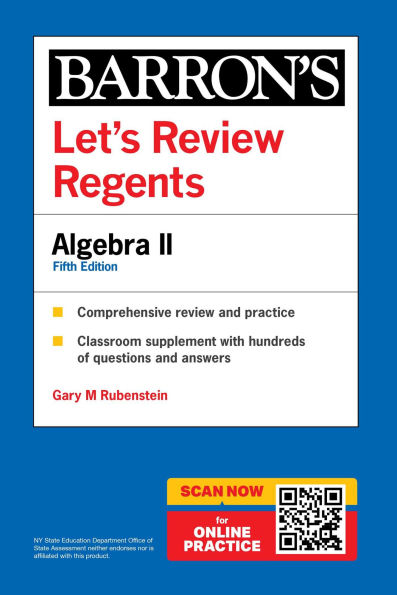 Let's Review Regents: Algebra II, Fifth Edition (Barron's New York Regents)