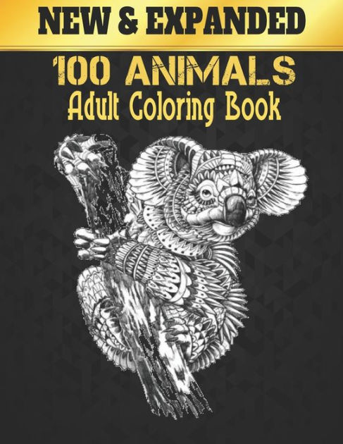 Animals Adult Coloring Book: An Adult Coloring Book with Lions, Owls