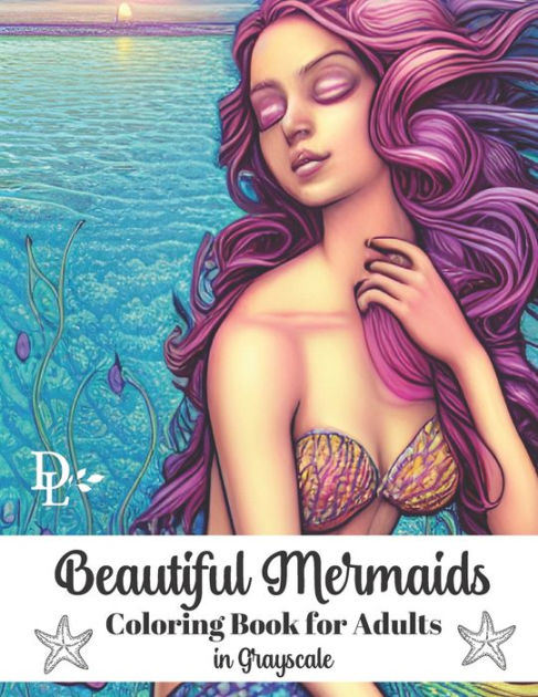 Mermaid Coloring Books For Adults : An Adult Coloring Book with Beautiful  Fantasy Women Coloring Books for Adults (Paperback) 