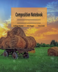 Title: Sunset Straw Chariot Notebook: Composition, Author: Paula Crowder