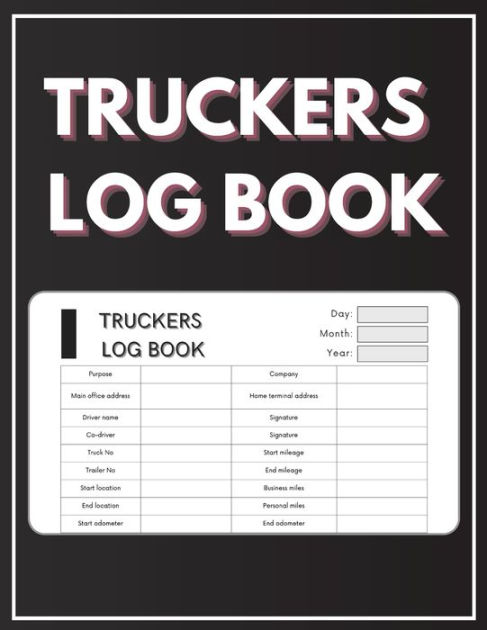 Truckers Don't Go Gray We Turn Chrome: Trucker Log Book for Truck Drivers- 6 X 9 Mileage Log Book Features Date, Odometer, Mileage, Destination. Trucker Gifts for Men