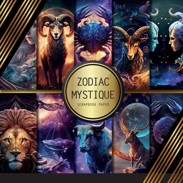 Zodiac Mystique Scrapbook Paper by Peyton Paperworks, Paperback