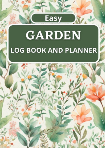 garden log book a5 year planner