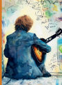 Guitarist Lennon Wall Blank Unlined Journal: Blank & Unlined