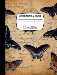 Title: Vintage Butterflies Composition Notebook: College Ruled, Author: Digital Attic Studio
