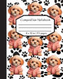 Composition Notebook Puppy Dog Paws