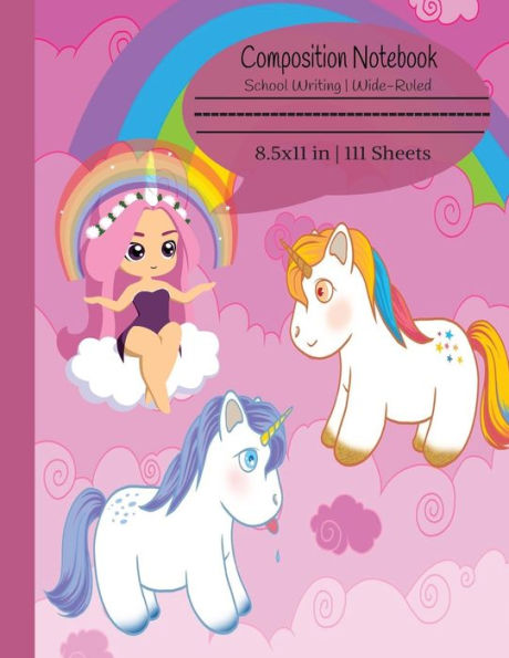 Composition Notebook: Unicorn Style for All Purposes: