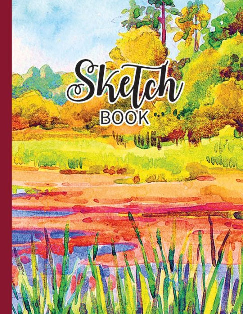 Sketch Book for girls: Notebook for Drawing, Writing, Painting, Sketching  or Doodling, 110 Pages, 8.5x11 (Paperback)