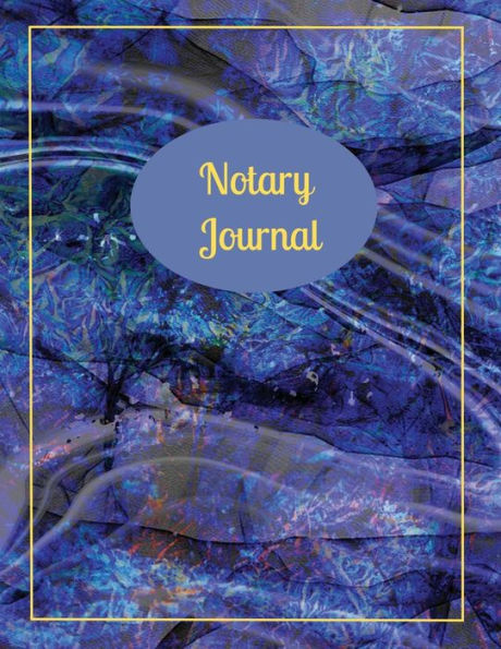 Notary Log Book Notary Journal to Record Official Notary Acts Two Entries/Page 250 Numbered Entries 8.5
