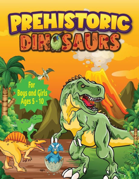 Prehistoric Dinosaur for Kids Coloring Book