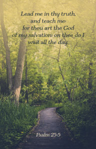 Title: Legacy Bulletin: Teach Me (Package of 100): Psalm 25:5 (KJV), Author: Broadman Church Supplies Staff