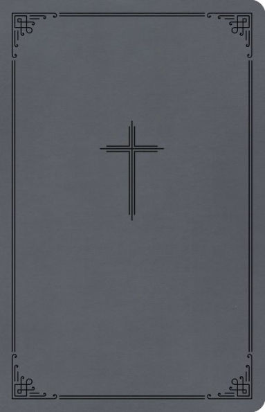 CSB Thinline Bible, Value Edition, Charcoal LeatherTouch