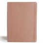 CSB Study Bible, Personal Size, Digital Study Edition, Rose Gold LeatherTouch