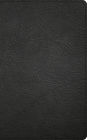 CSB Single-Column Personal Size Reference Bible, Holman Handcrafted Collection, Black Premium Goatskin