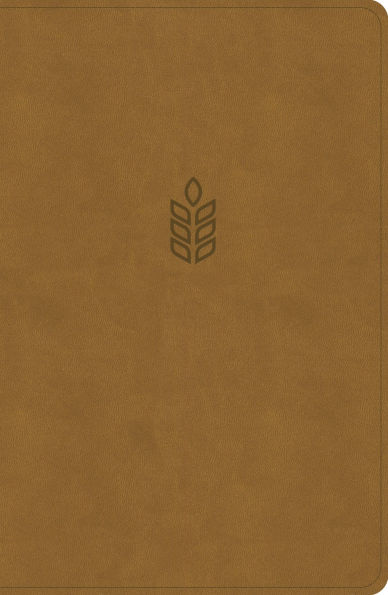 CSB Personal Size Giant Print Bible, Camel SuedeSoft LeatherTouch, Indexed