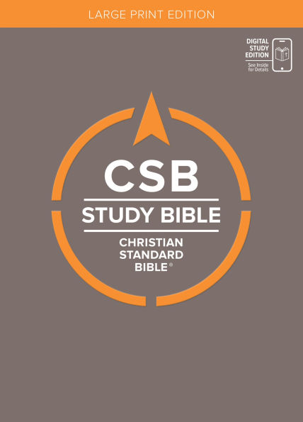 CSB Study Bible, Large Print, Digital Study Edition, Hardcover