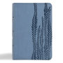 CSB Large Print Compact Reference Bible, Digital Study Edition, Slate LeatherTouch