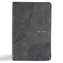 CSB Single-Column Compact Bible, Digital Study Edition, Charcoal LeatherTouch