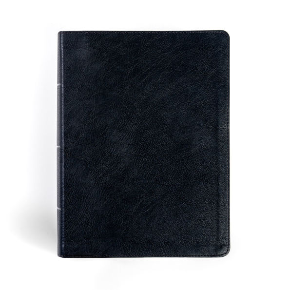 CSB Study Bible, Large Print, Digital Study Edition, Black LeatherTouch, Indexed