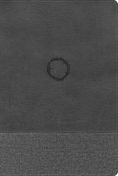 CSB Super Giant Print Reference Bible, Optimal Type, Digital Study Edition, Charcoal LeatherTouch, Indexed