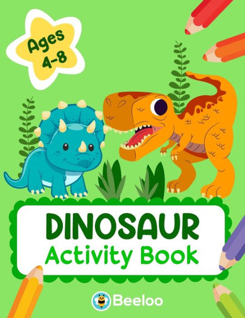 Dinosaur Dot to Dot Coloring Book for Kids Ages 4-8: Dinosaur Dot Markers  Activity Book for Kids - Kids Ages 4-8 (Paperback)