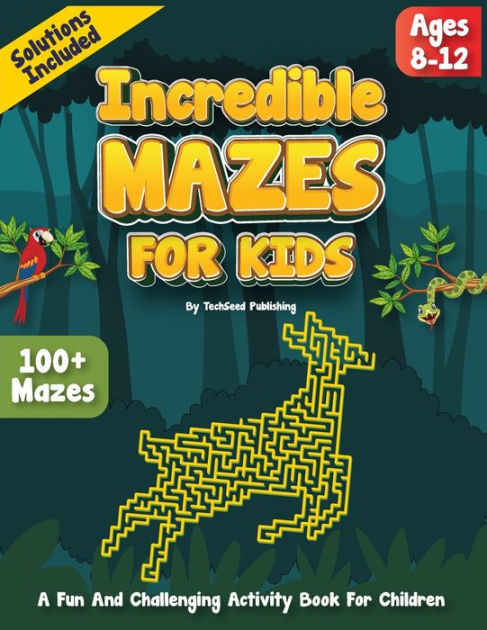 MAZES FOR KIDS: Maze Activity book, Funny Mazes for kids ages