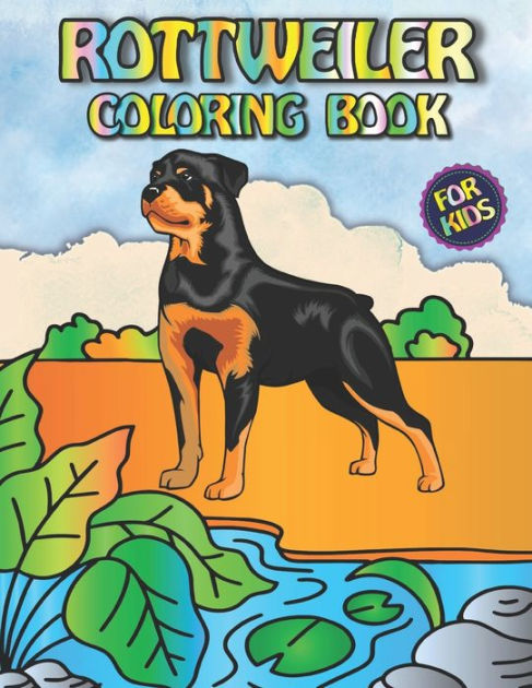 rottweiler coloring pages for kids