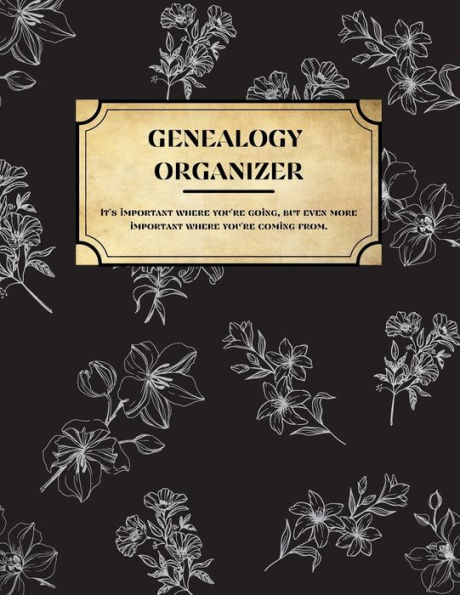 Genealogy Workbook Organizer: Genealogy Notebook With Genealogy Charts and Forms, Family Tree Charts, Photo Records, Individual Details Sheets