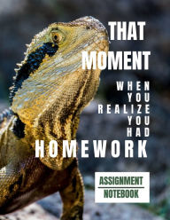 Title: Assignment Notebook for Lizard Lovers: Lizard Home-school Planner for kids in Elementary and Middle School Cool Homework Planner for Geckos lovers 2021-2022, Author: Create Publication